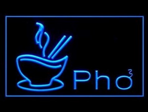 Pho Vietnamese Vietnam Bowl Soup LED Neon Sign